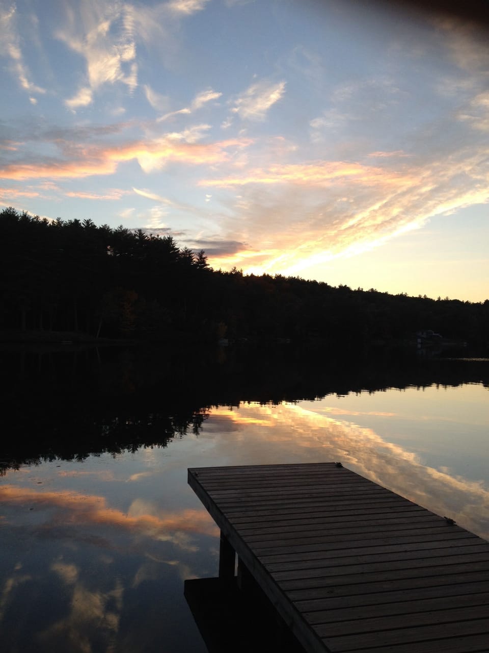 Sunset on the lake