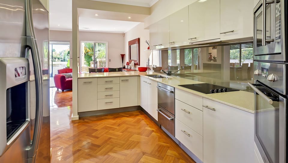 Cook up a storm in the fully equipped kitchen