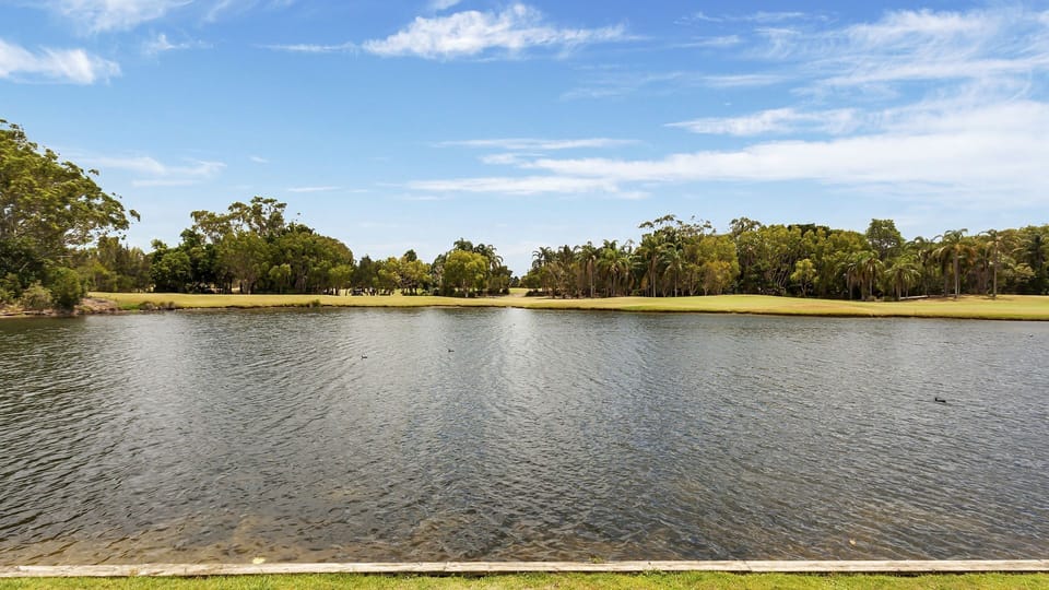 Lake and view of The Palms Golf Course