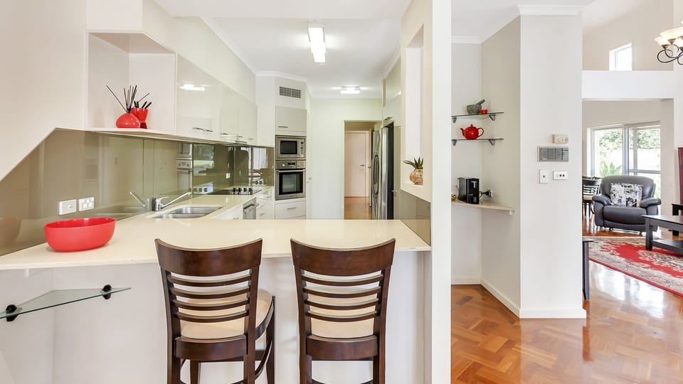 Do a grocery shop and make use of the fully equipped kitchen and BBQ areas