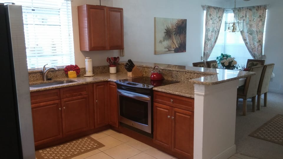New Remodeled Kitchen with  View to Dining Room