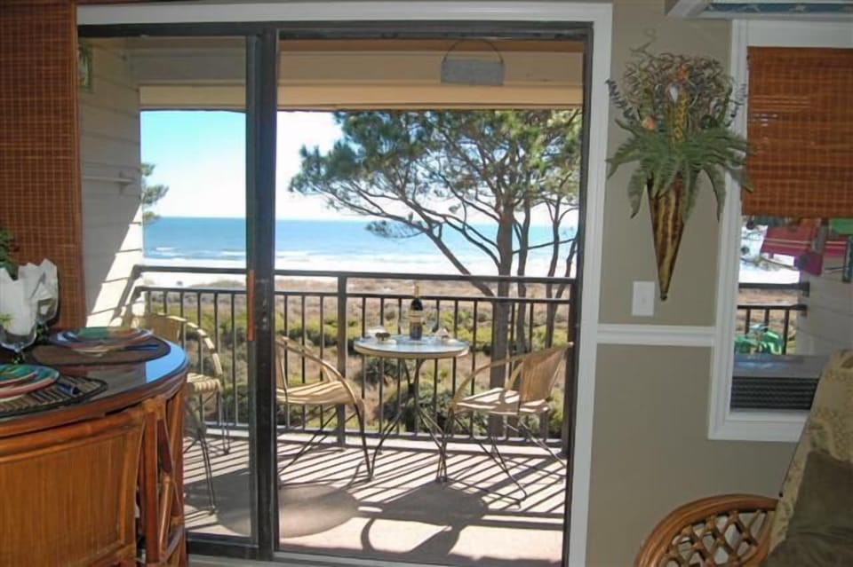 Enjoy this view from your living and dining space!