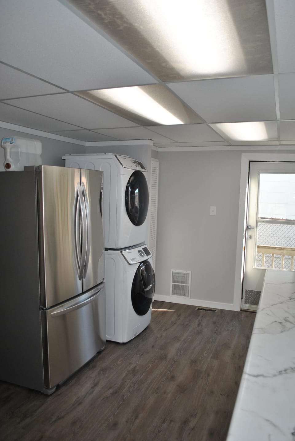 New refrigerator & stack washer & dryer (spring 2017)