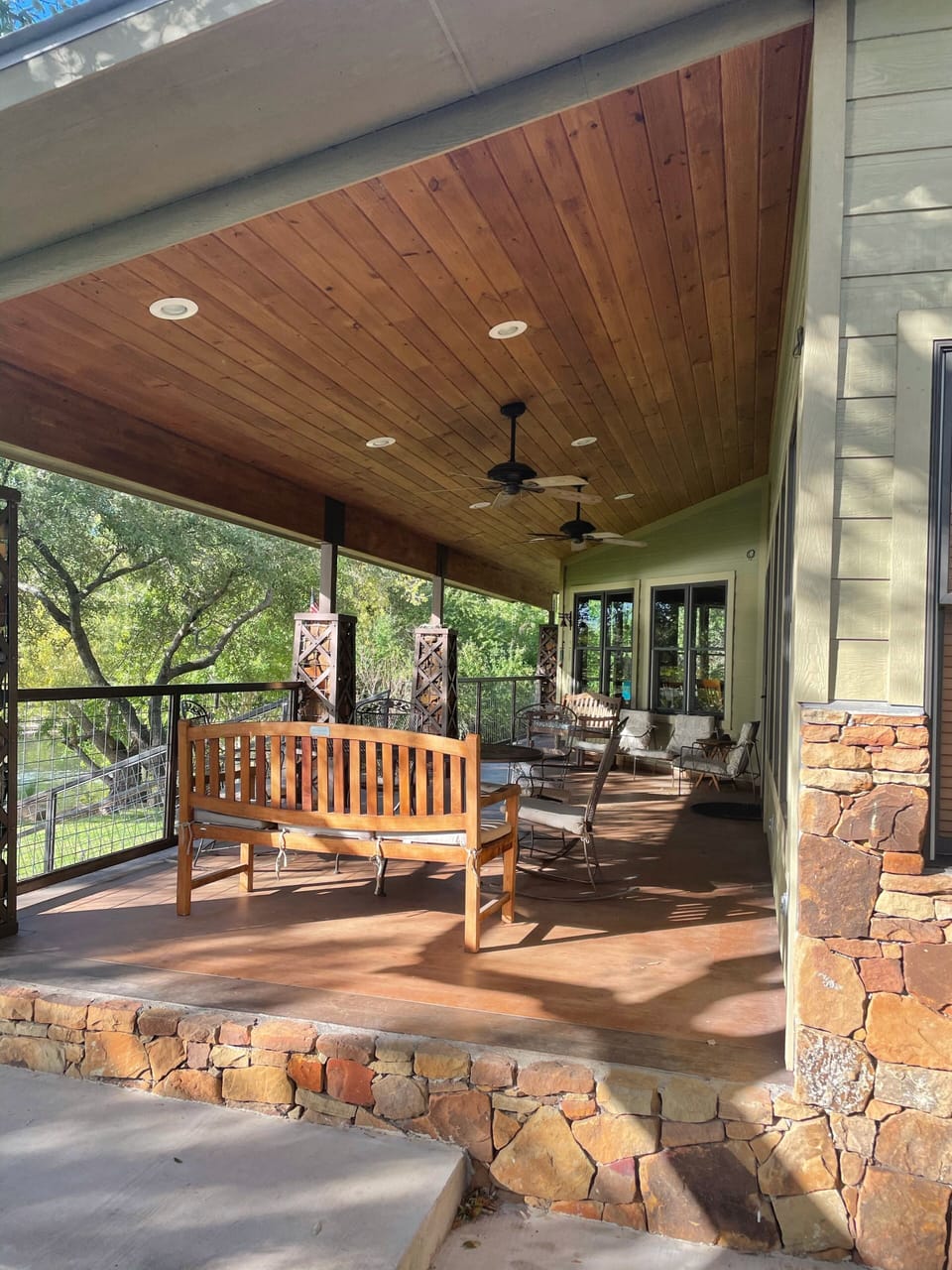 Covered porch