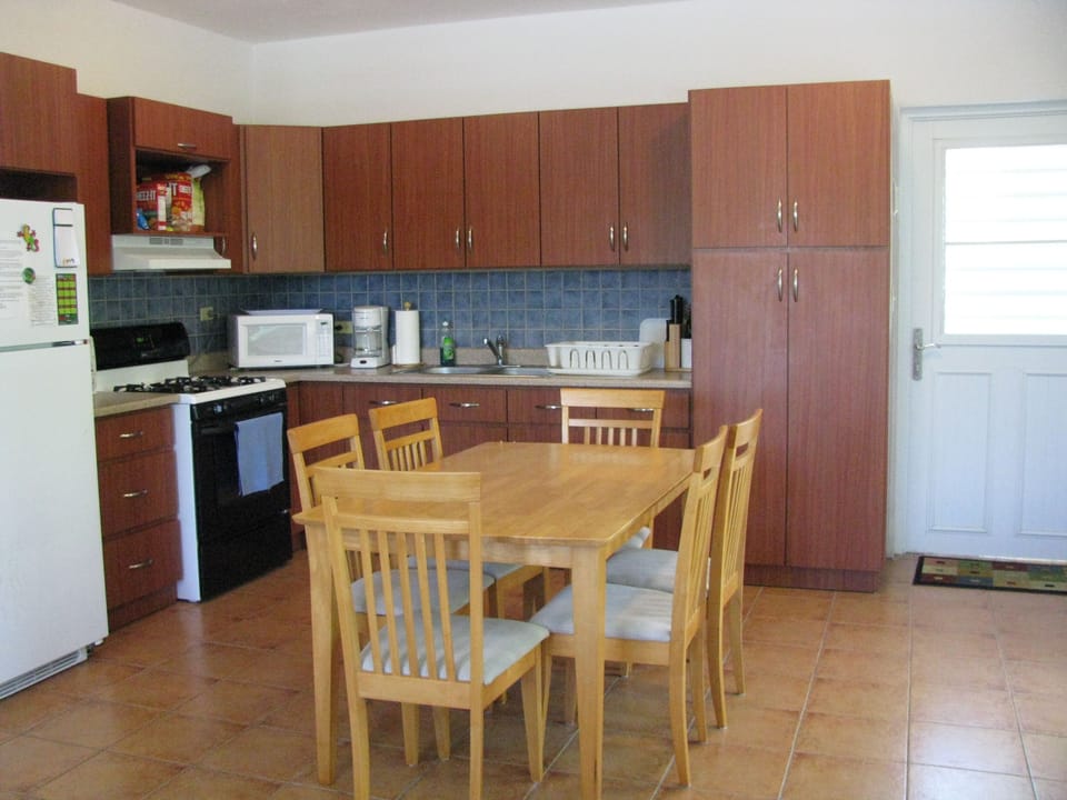 Fully equipped upstairs kitchen