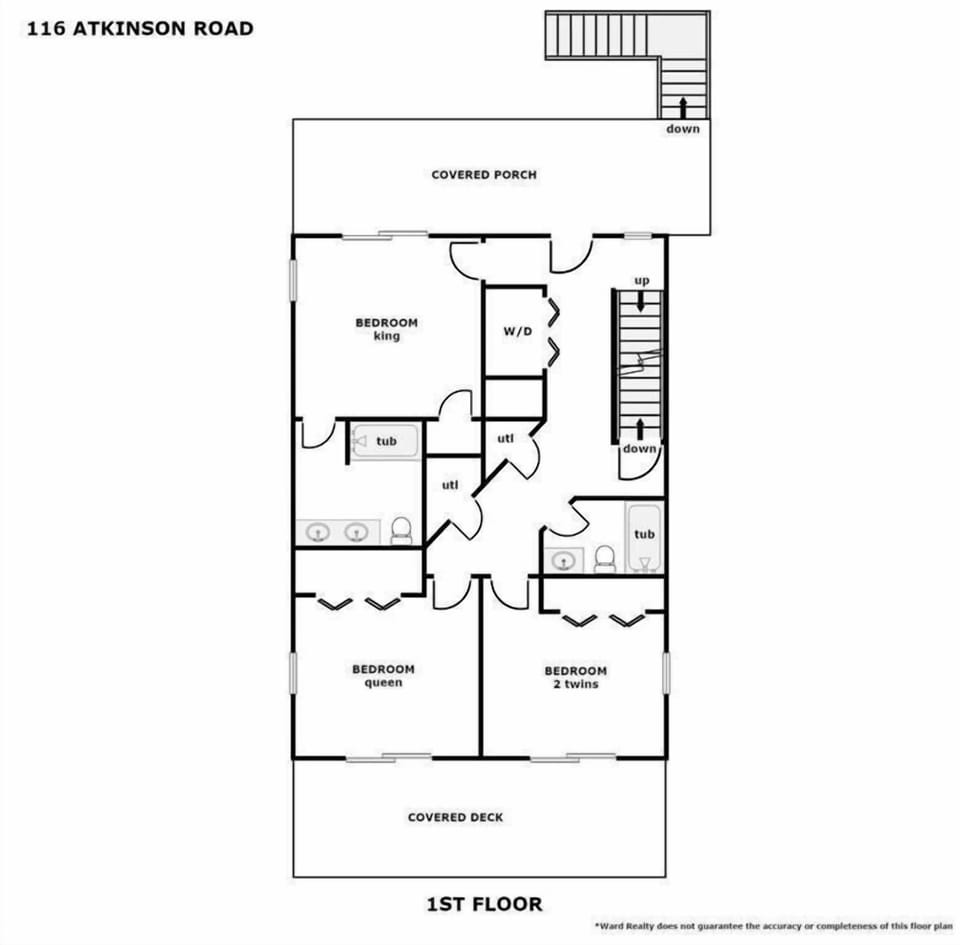 Atkinson Shores Floor Plan - 1st Floor
