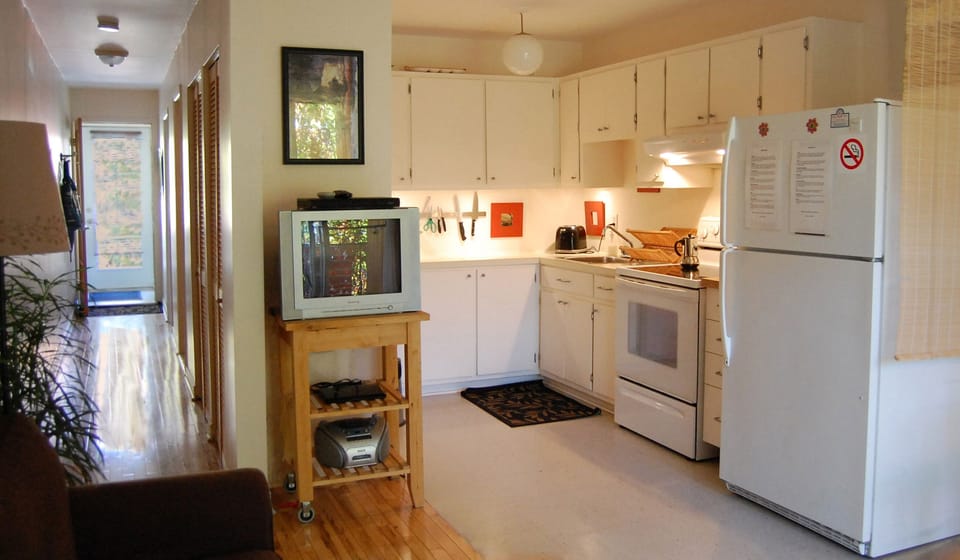 Kitchen and the hall