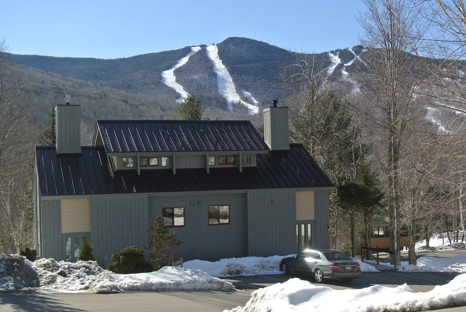 View of the Townhouse with Loon Mt in the background. 