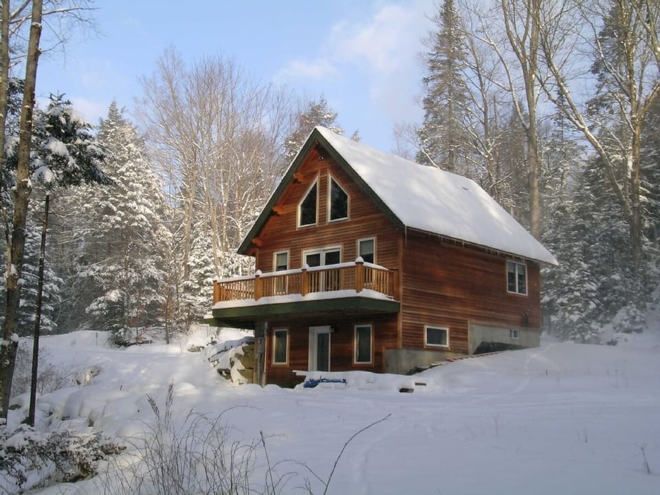 A bluebird morning in the mountains.