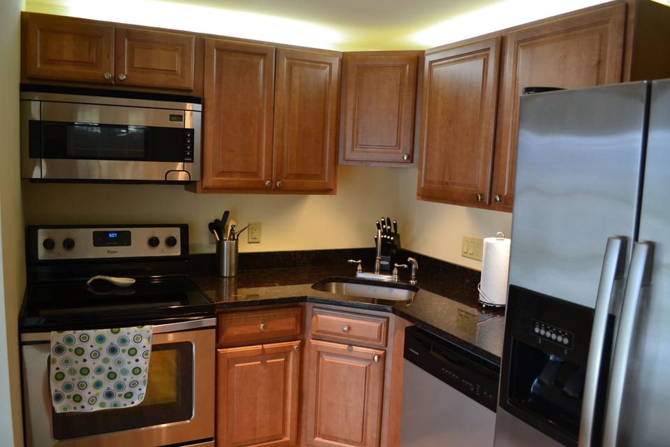All new kitchen with full size appliances including dishwaher