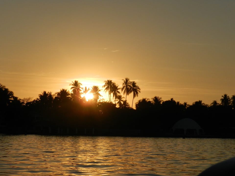 Sunset at the Estero of Jaltepeque