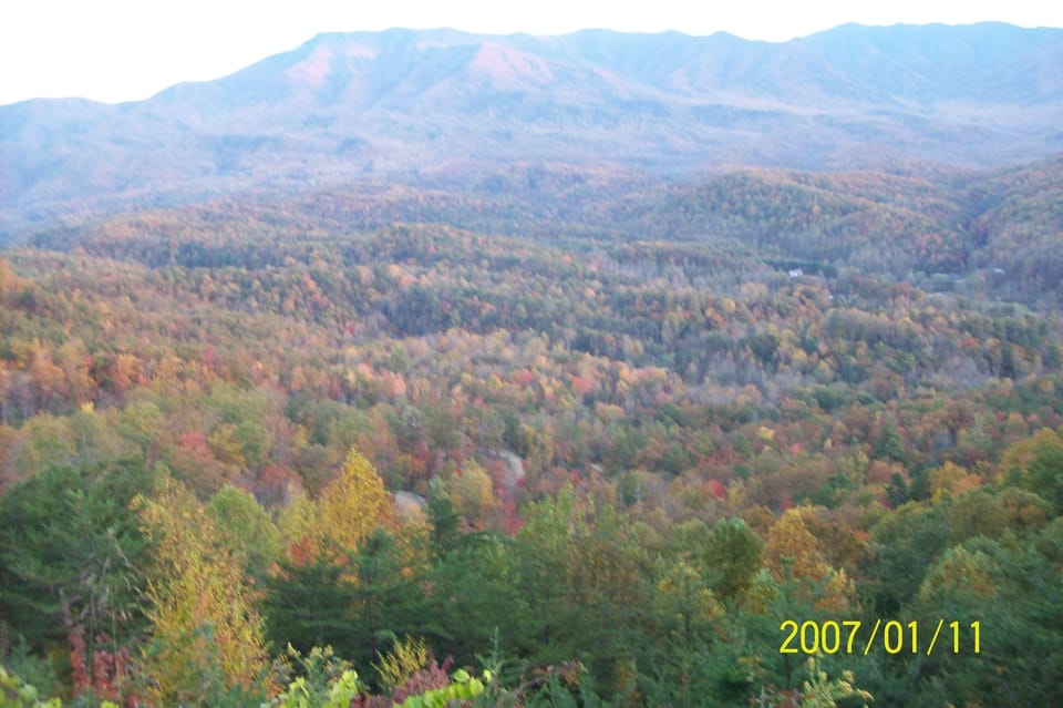 foothills parkway overlook in fall, about 1&1/2 mile away!