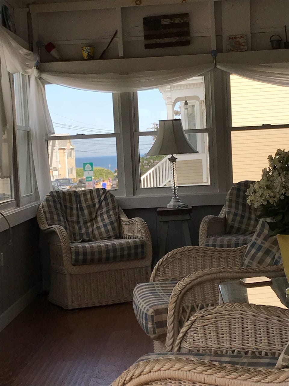 Ocean view from the porch