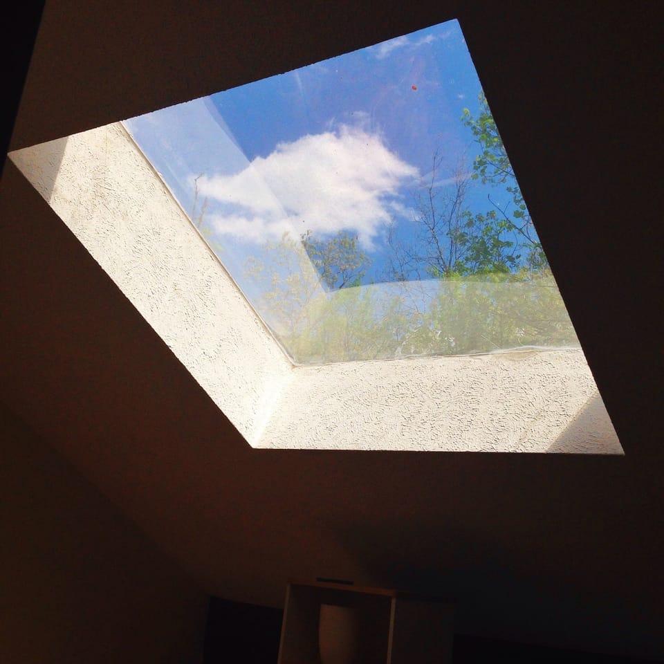 The skylight in the loft. Great for stargazing on the dark sky :)