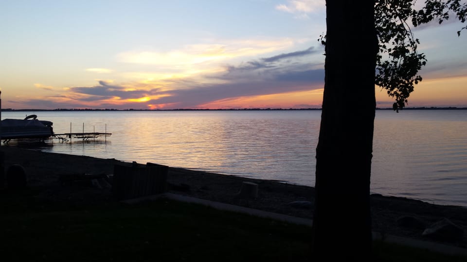 Beautiful sunsets from deck or beach