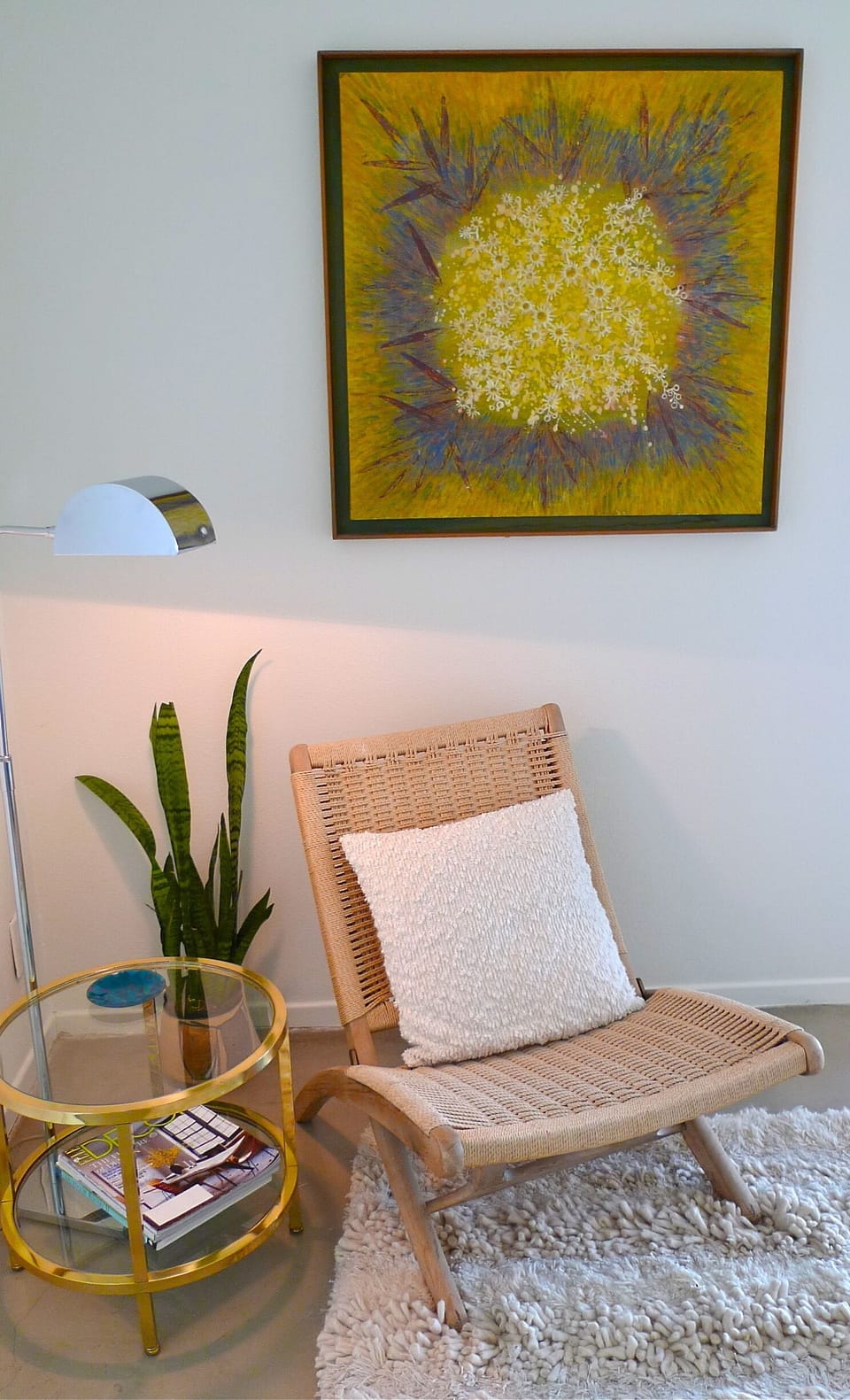 Guest bedroom sitting area
