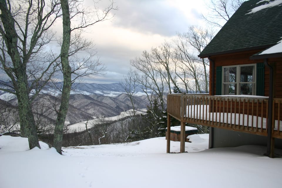 Snow Covered Cabin