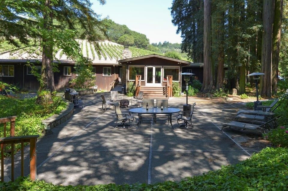 Front Deck, House, and The Vineyard 