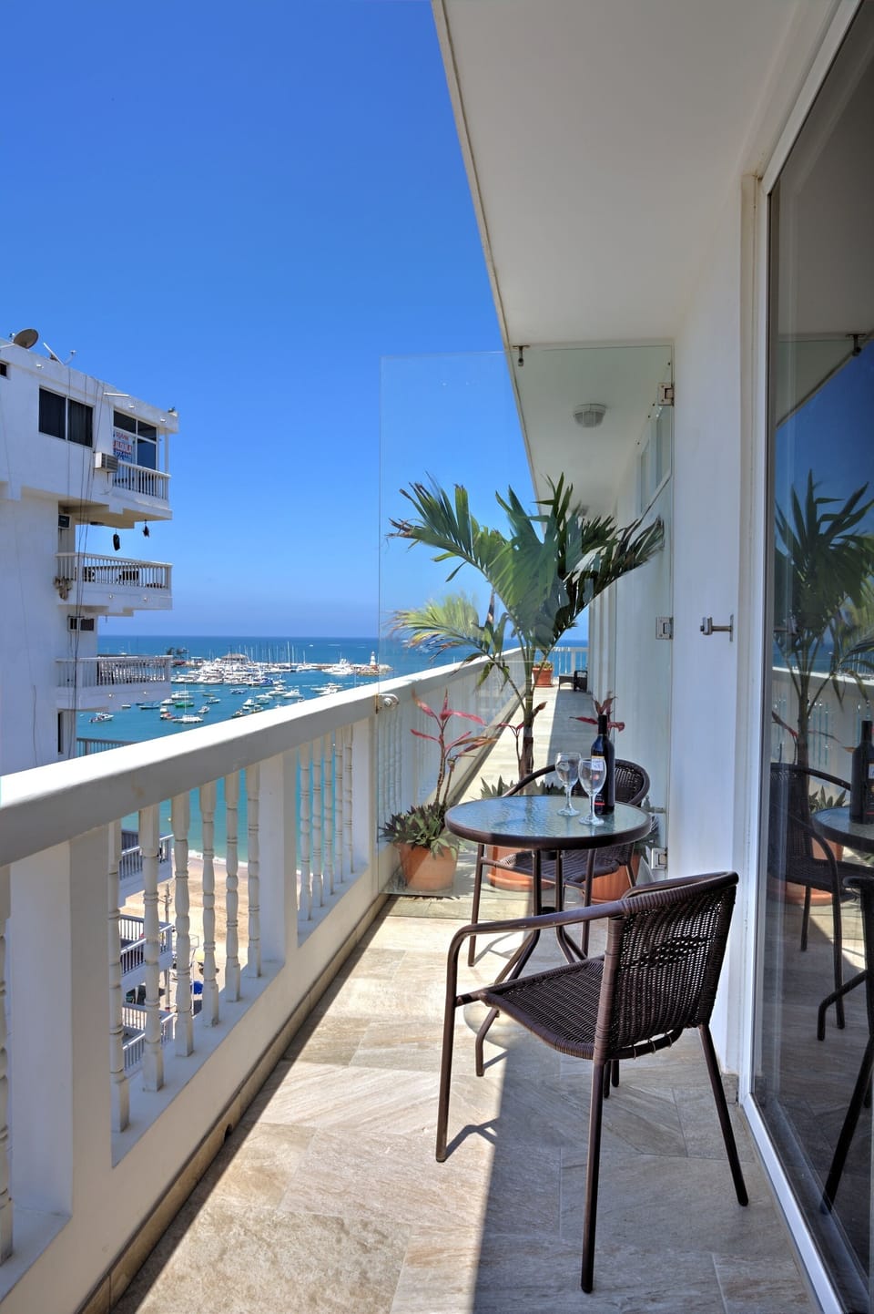 View of Terrace Sitting area and San Lorenzo beach
