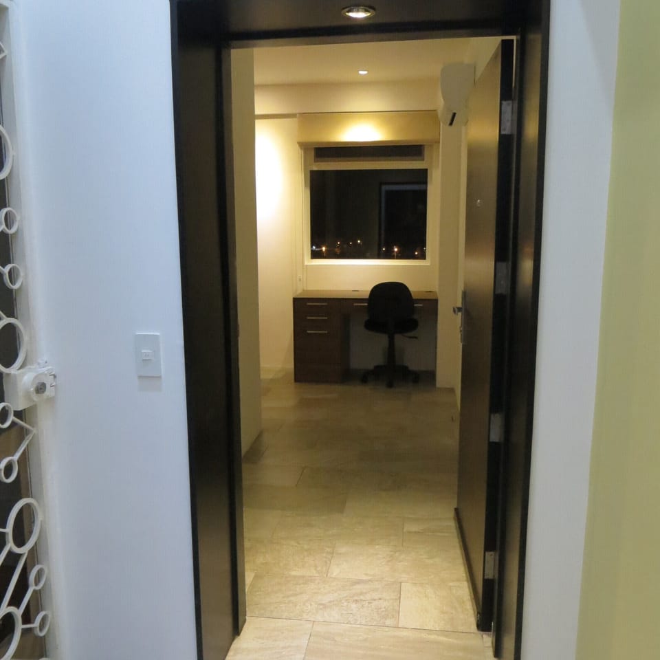 Entry and desk