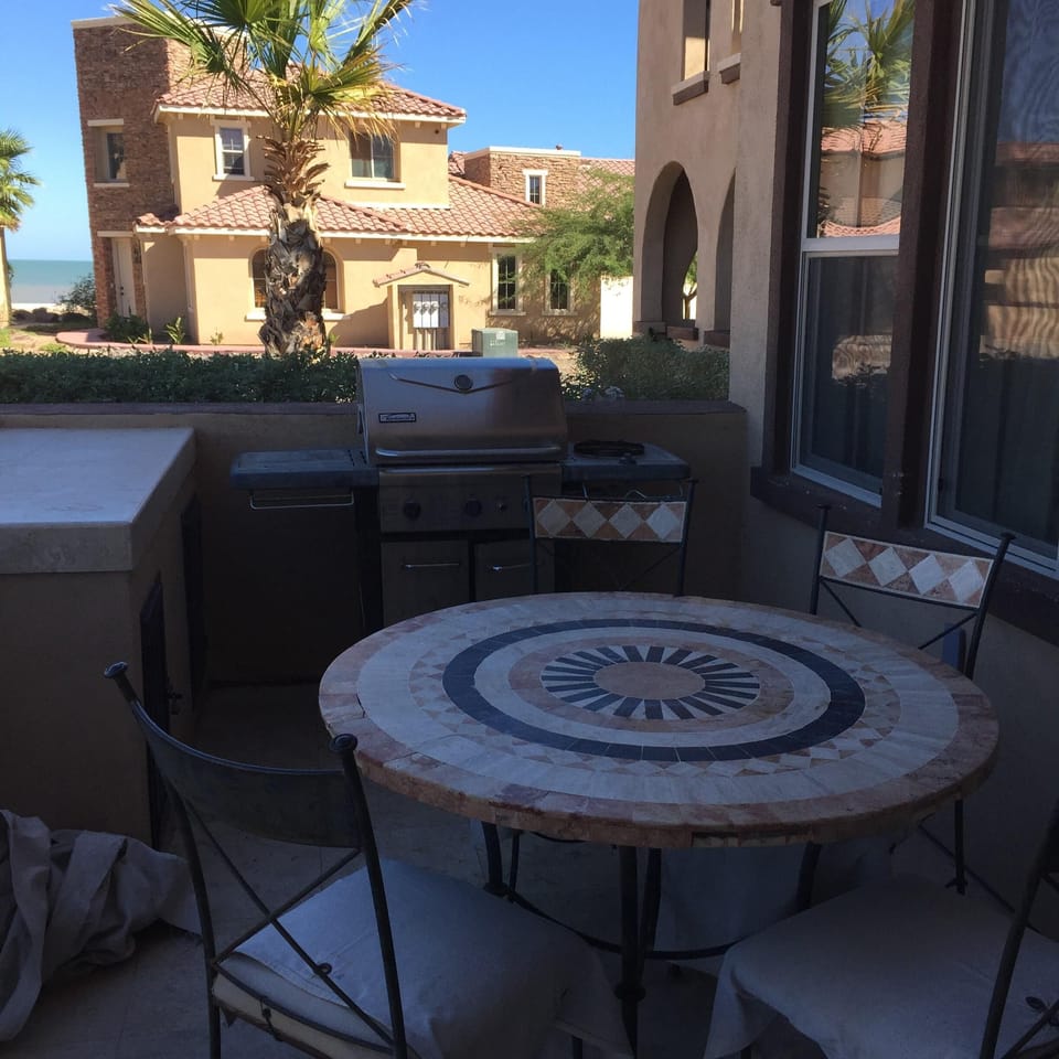 Patio and grill