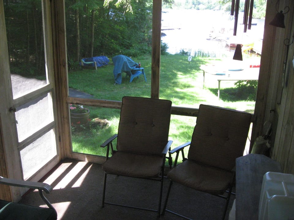 View from screened in porch