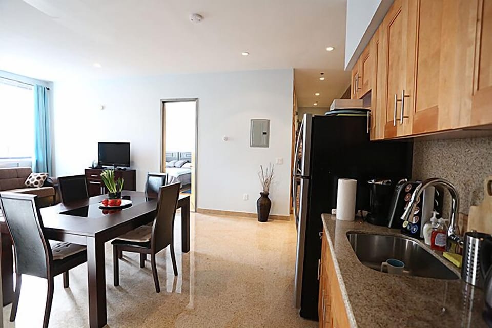 Kitchen and dining area