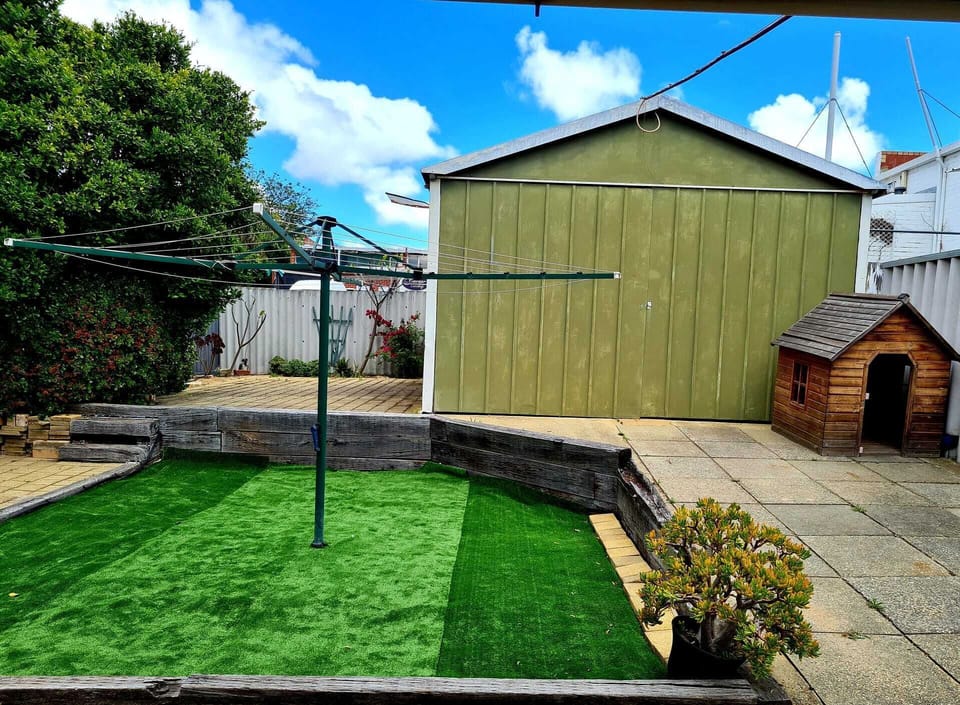 Spacious enclosed Backyard