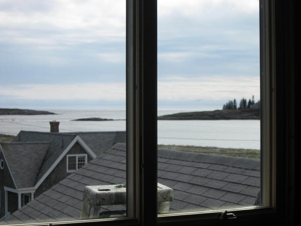 View from upstairs bedroom