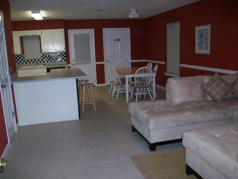 View of Dining Area and Kitchen counter/bar