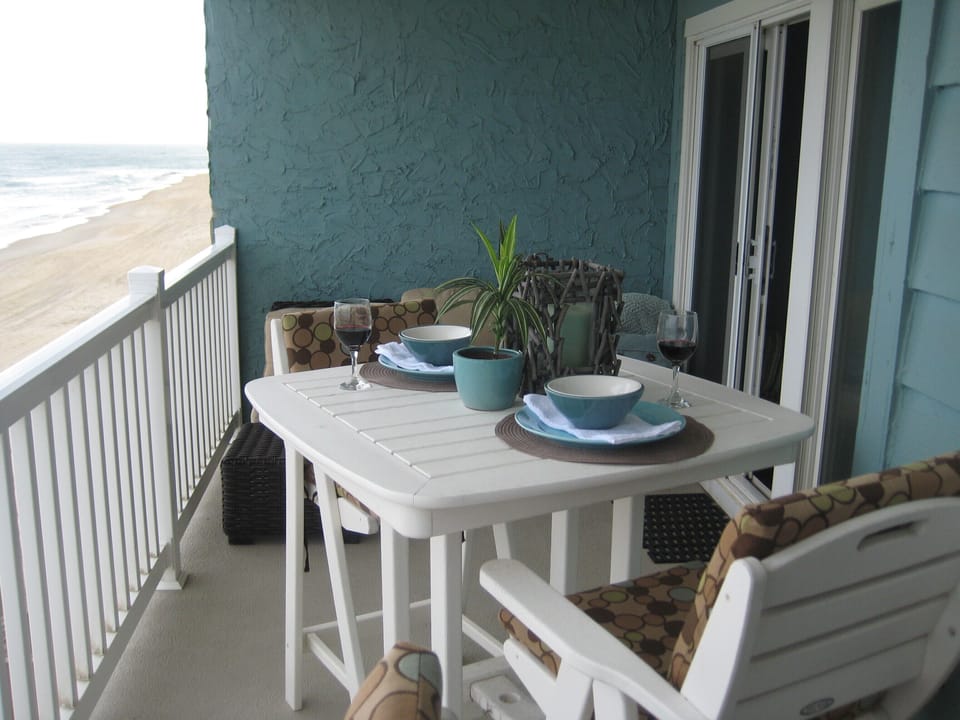View from our large balcony.