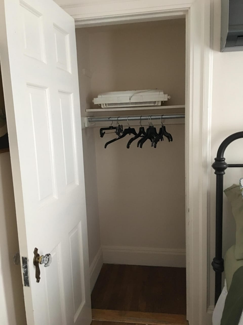Ample closet space