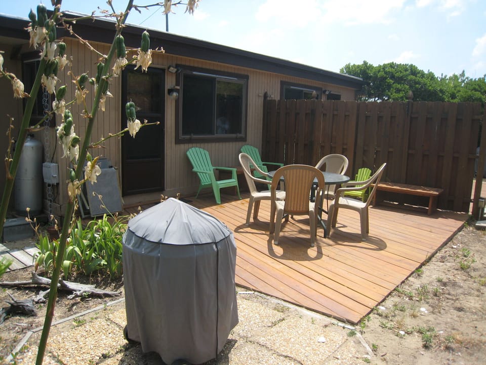 North side back deck