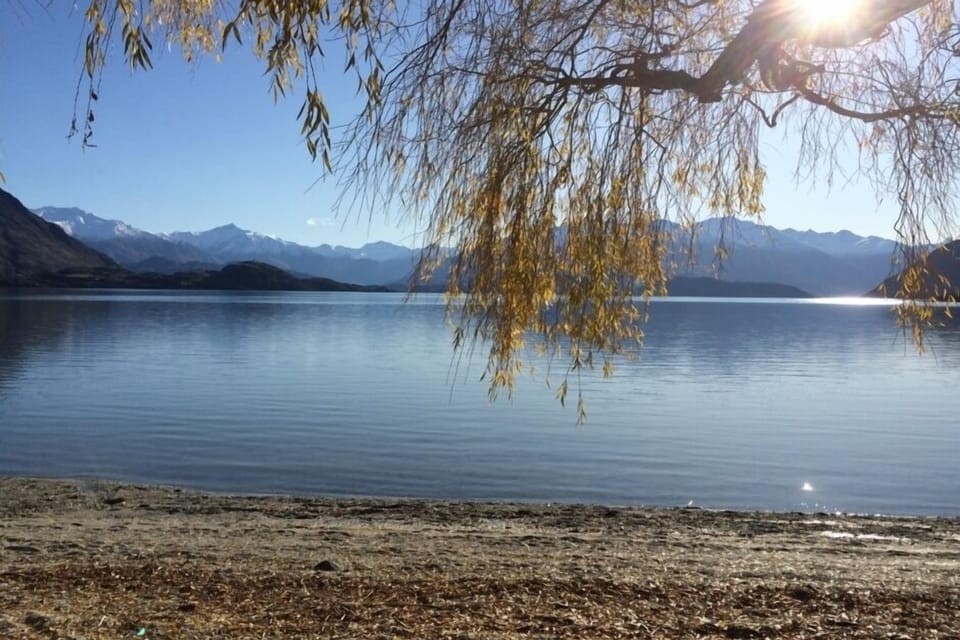 View from lake edge just 100 metres from the house
