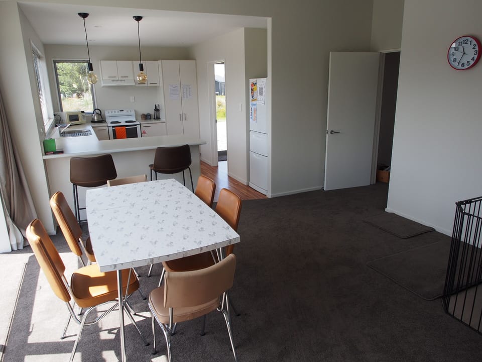 Dining and kitchen view
