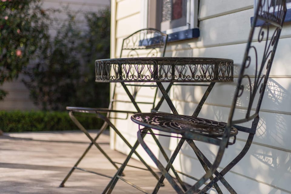 Perfect place for a morning coffee while watching the world go by