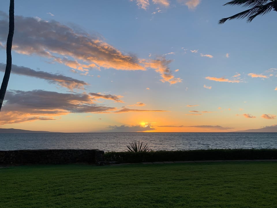 Beautiful sunsets at Charley Young Beach 