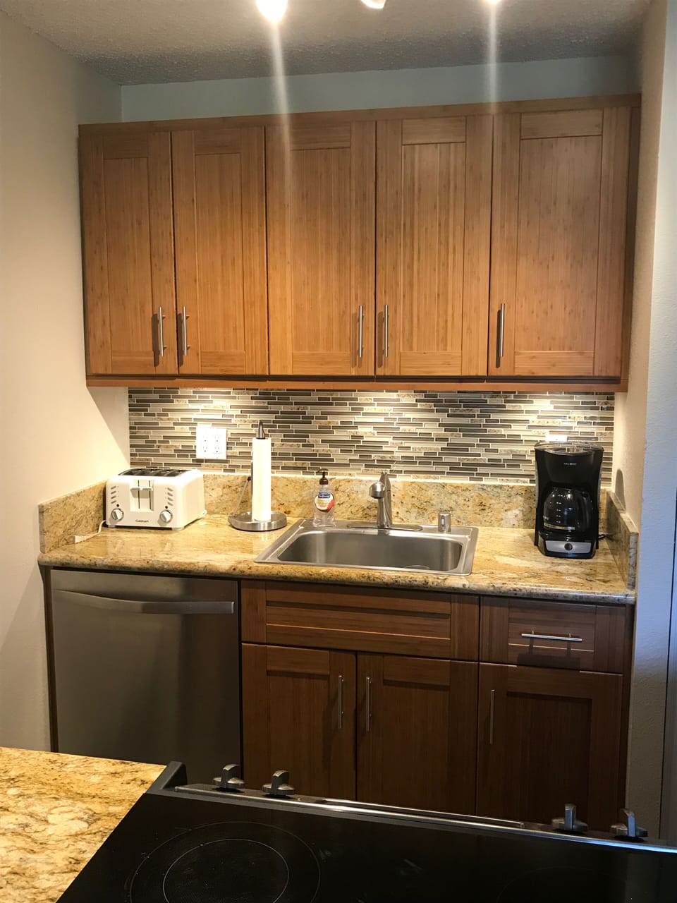 Fully stocked kitchen 