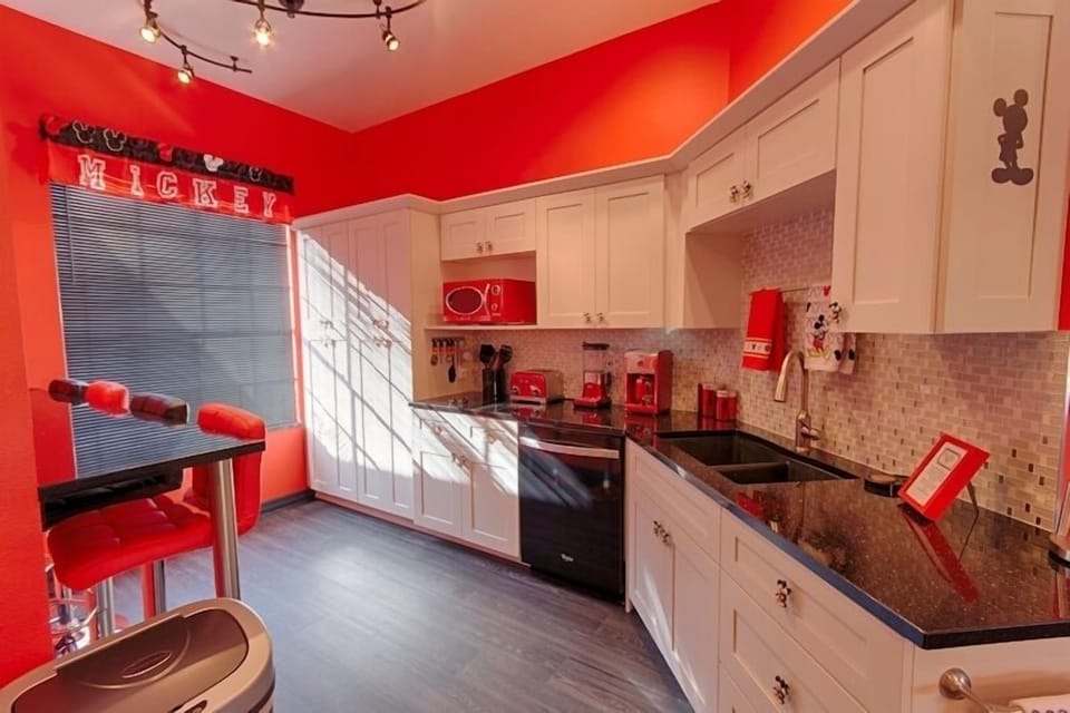 Fully equipped Mickey Mouse kitchen