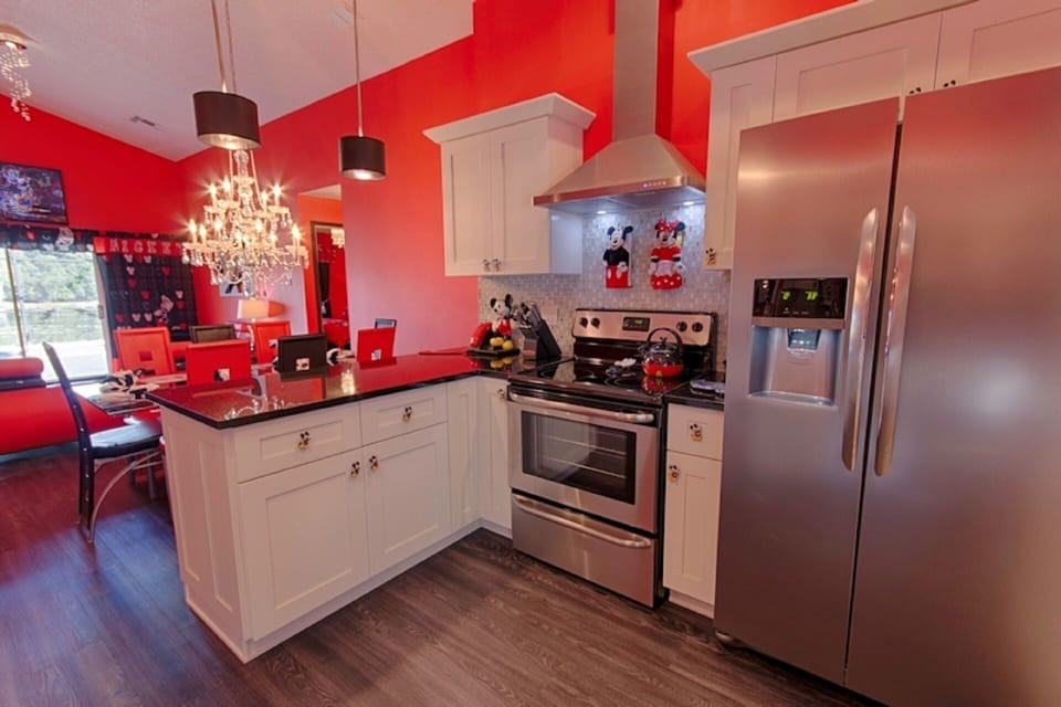 Fully equipped Mickey Mouse kitchen