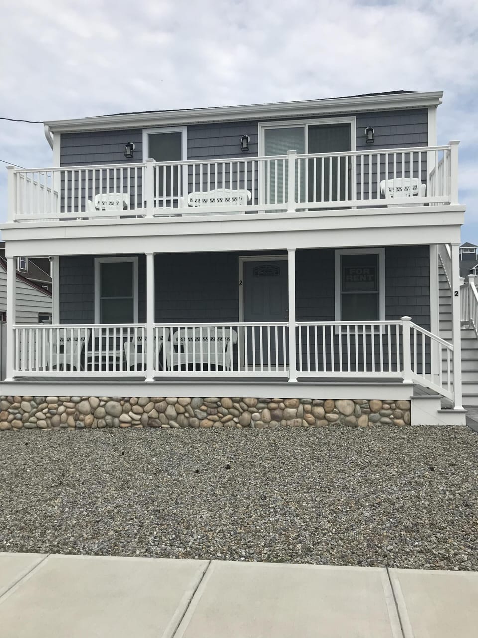 2nd Floor Balcony with seating