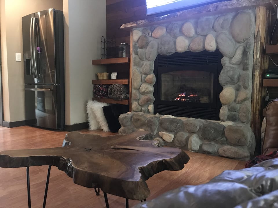 Gas fireplace controlled by nest thermostat