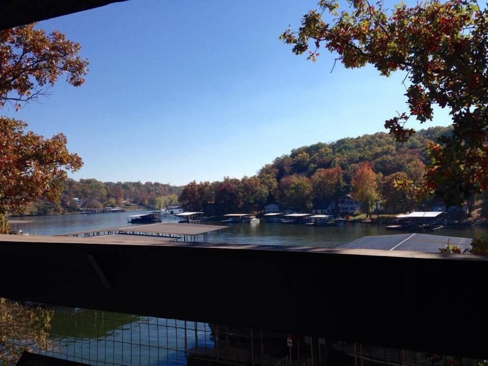 fall deck view