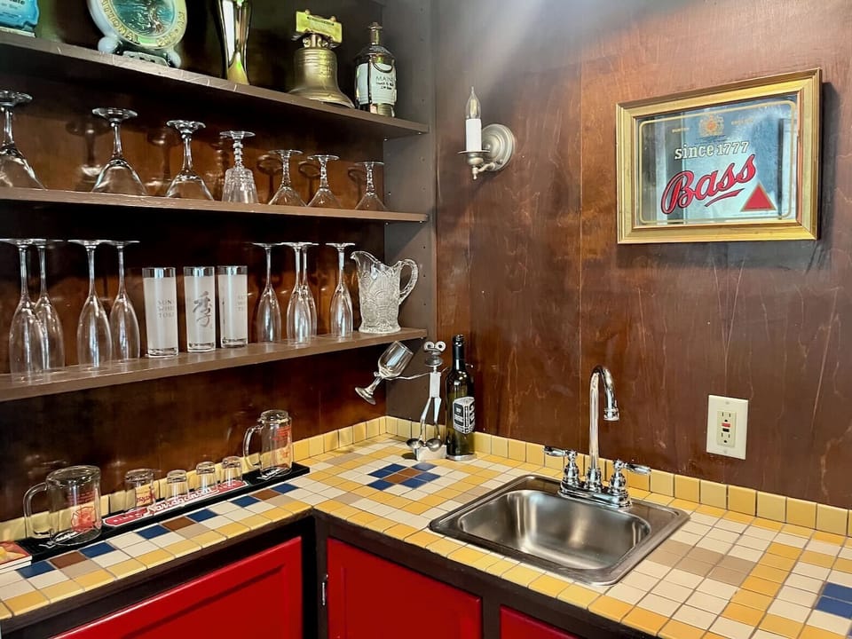 Bar glasses.