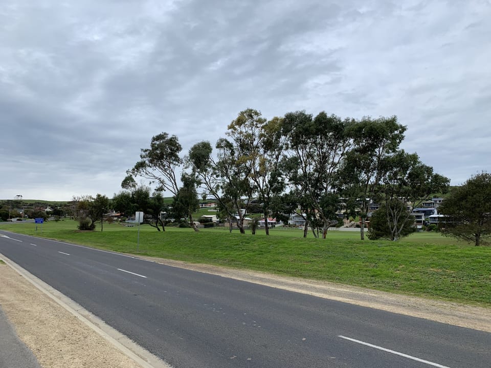 Nature reserve opposite house