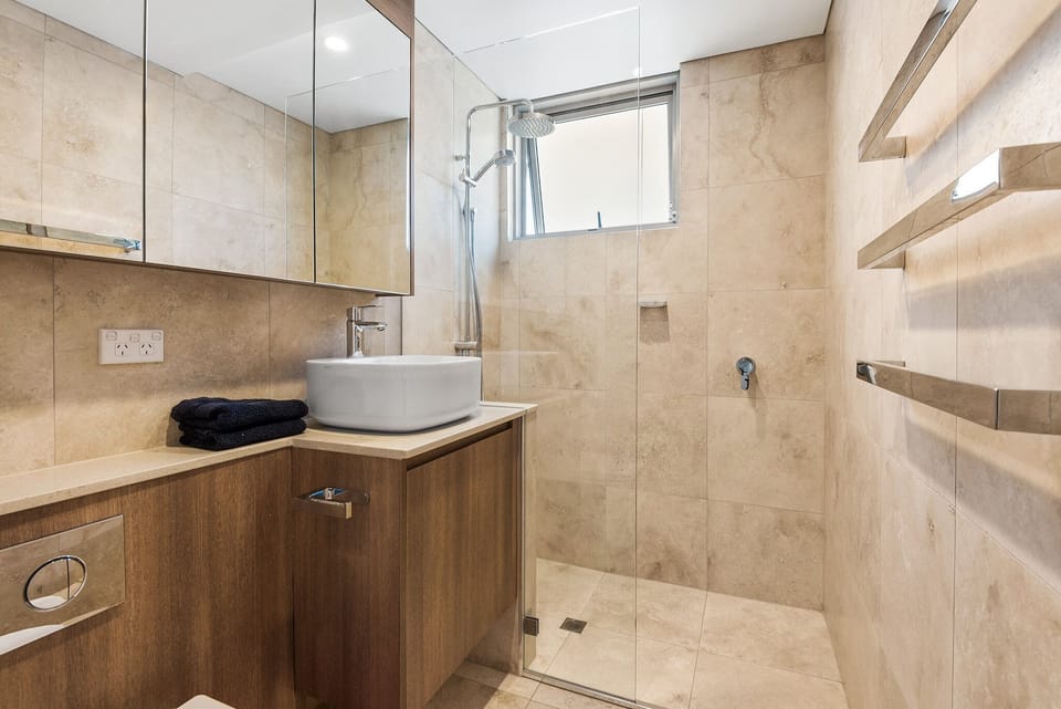 Newly renovated bathroom
