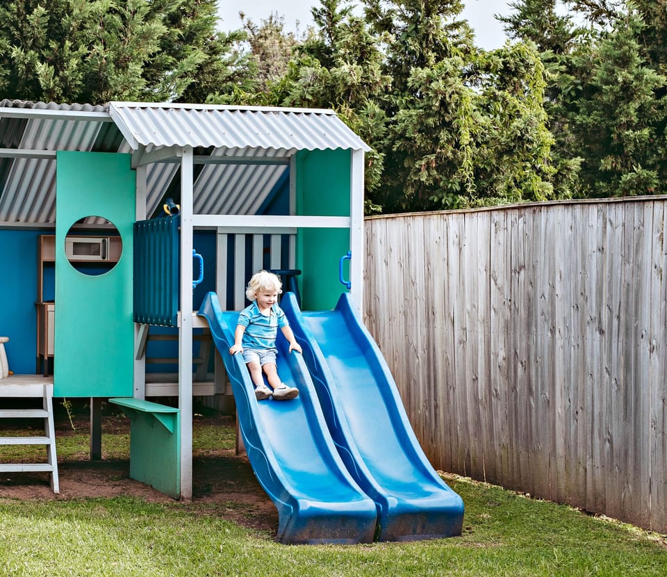 The cubby house, loved by our little guests. 