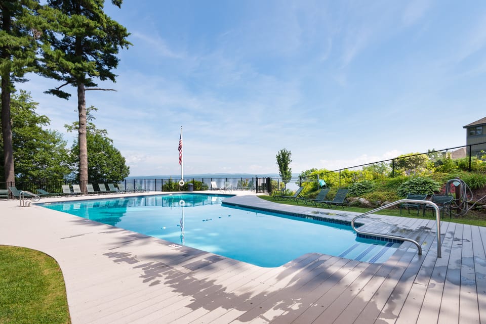 Lake front pool (1 of 2 pools on resort)