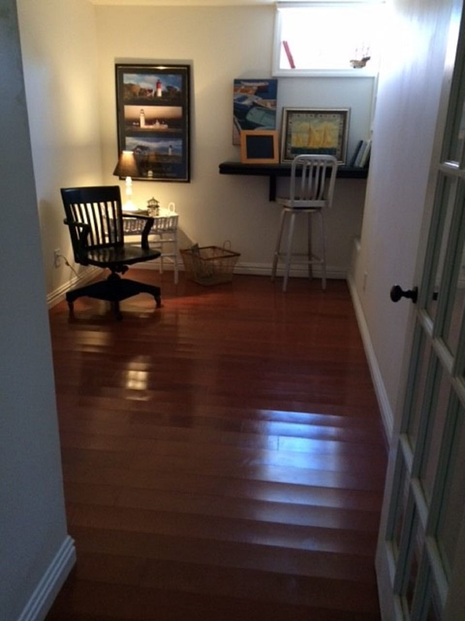 Lower level office/playroom. Roll away bed available upon request!