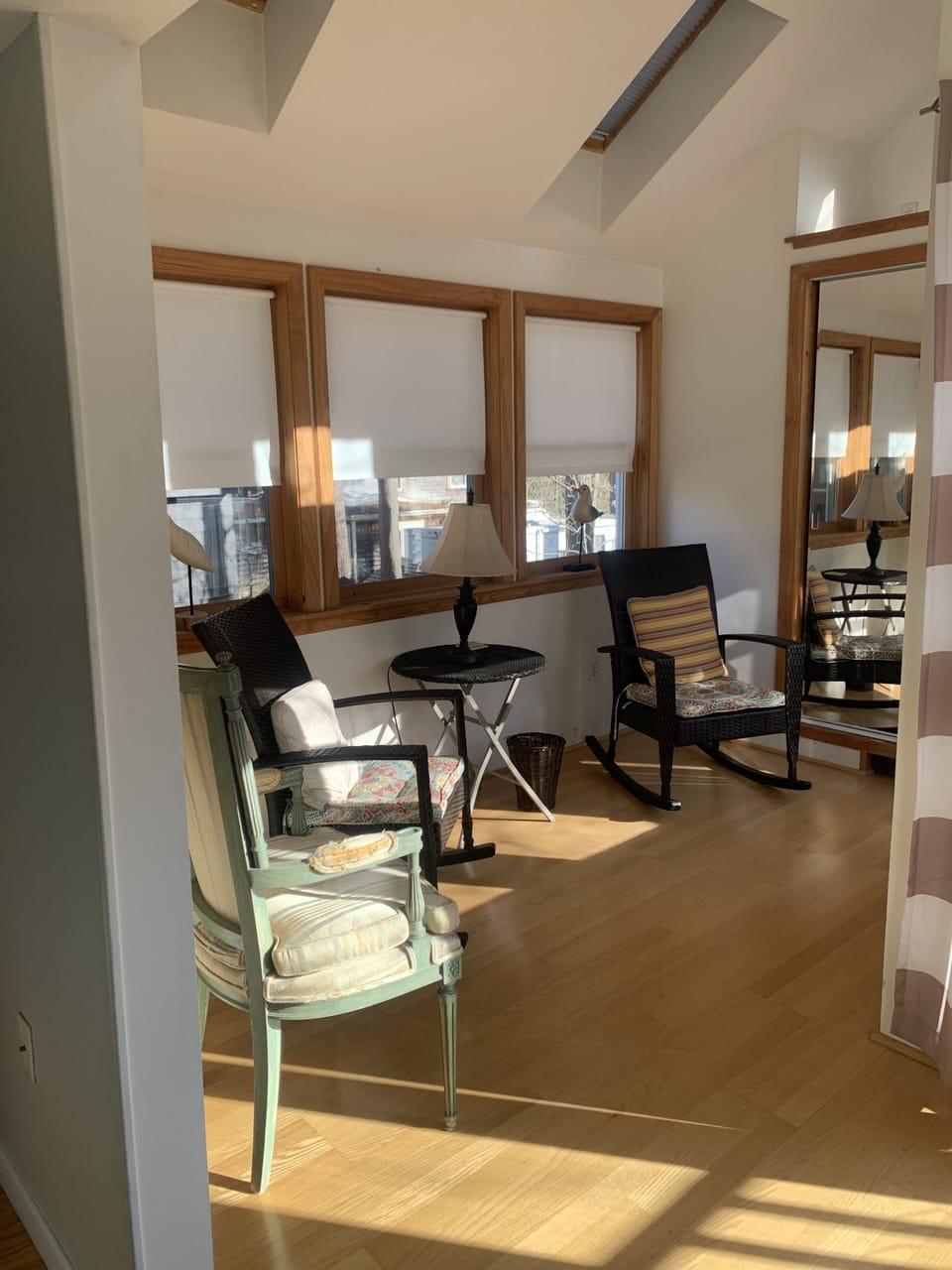 Sunroom off of the primary bedroom.